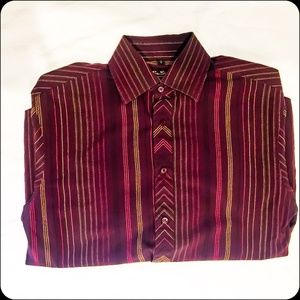 Ben Sherman Slim Fit Striped Dress Shirt S